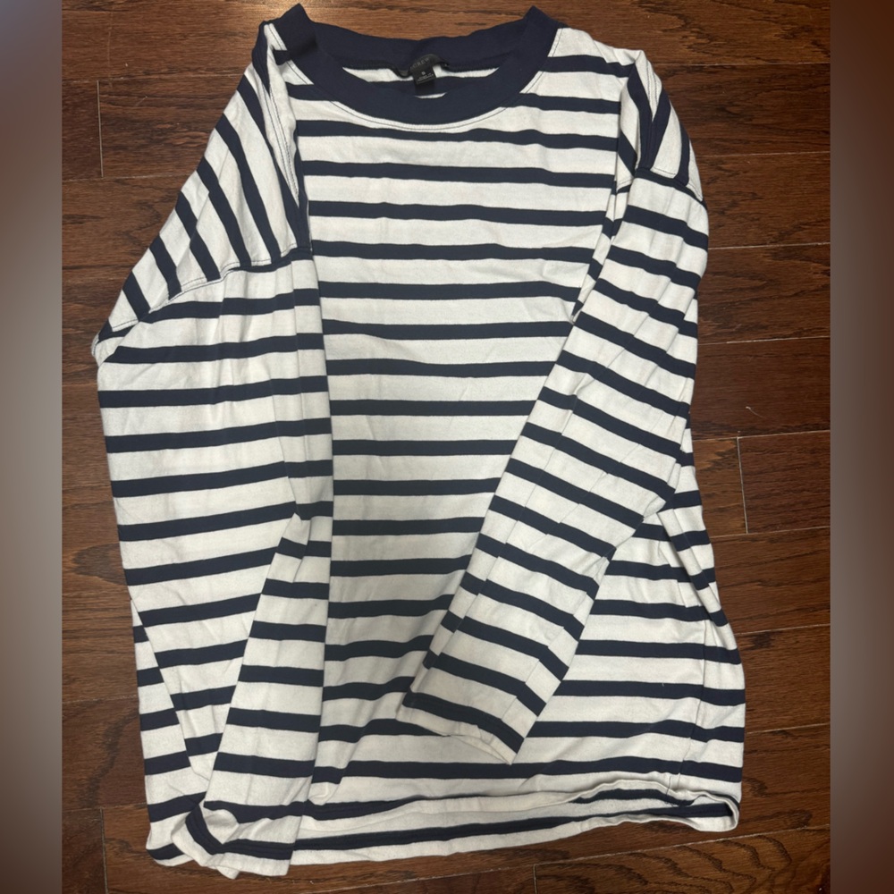 J crew striped tshirt, size S